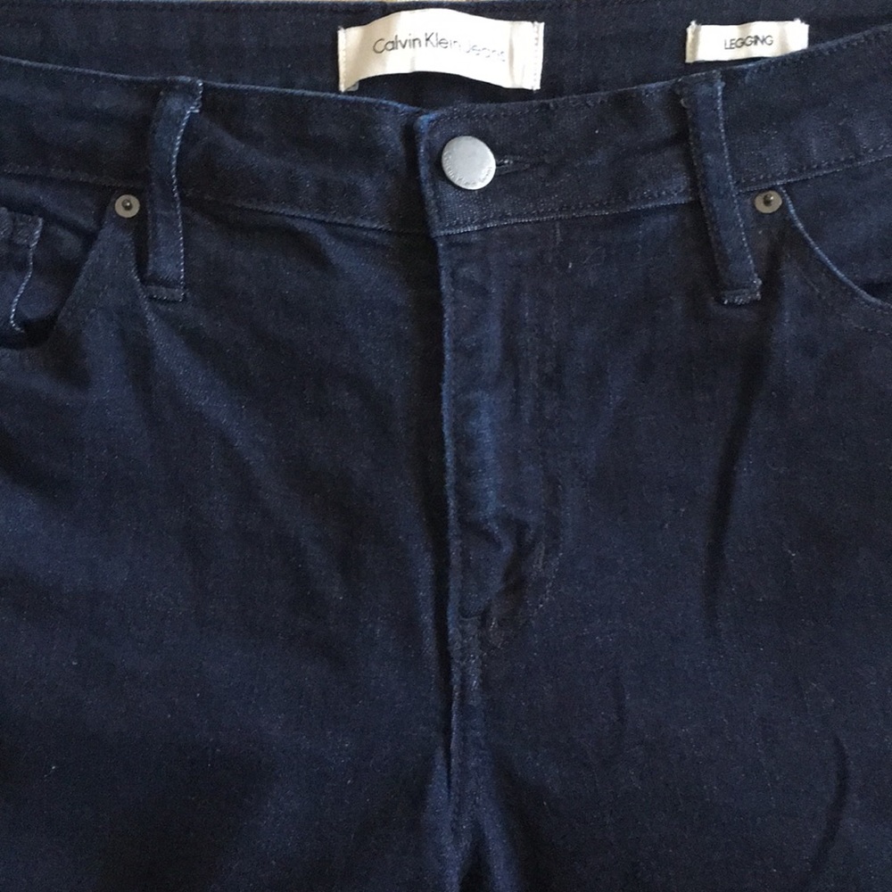 Calvin Klein Jean Leggings Sz 14